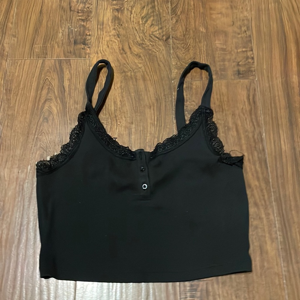 lacey crop top
